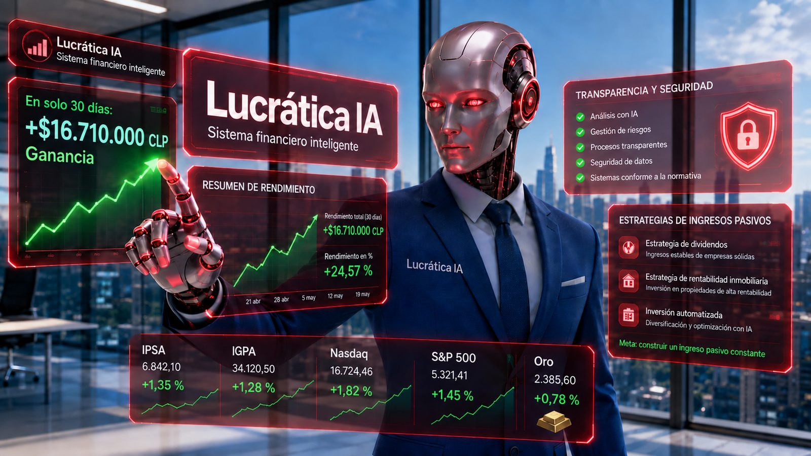 Lucrática IA plataforma